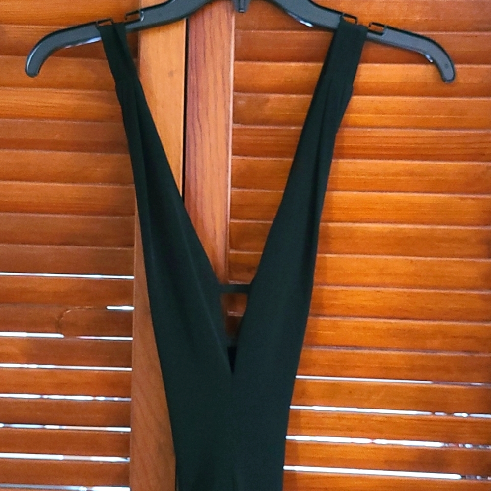 SNAP High-low Black Low Cut in Front & Back Black Dress Size S Worn Once